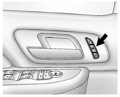 The controls on the driver door are used to program and recall memory settings
