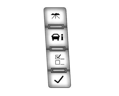 The DIC buttons are located on the instrument panel, next to the steering wheel.