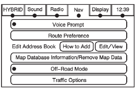 Press CONFIG to enter the configure menu options, then press CONFIG again, repeatedly