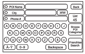 Point of Interest: Press to access