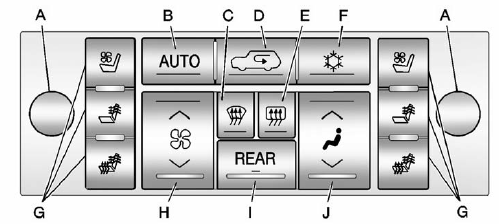 Climate Control with Heated and Cooled Seats Shown