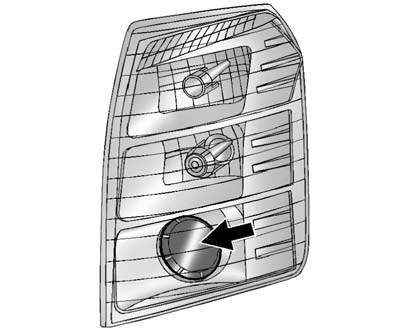 2. Locate the center of the projector lens of the low-beam headlamp.