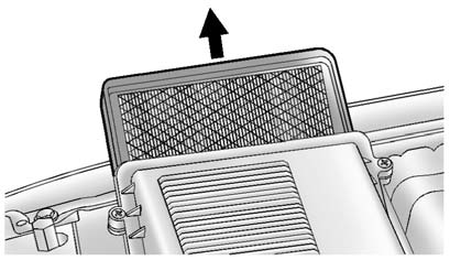 3. Remove the engine air cleaner/ filter from the housing. Care should be taken