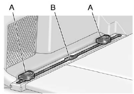 To install the D-Ring slider (A),