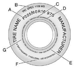 Passenger (PMetric) Tire Example